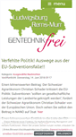 Mobile Screenshot of gentechnikfrei21.de